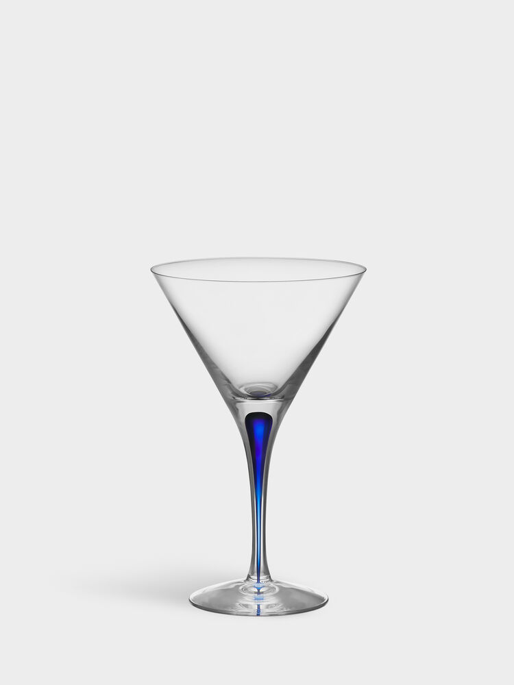 ORREFORS Martini blå glas 25cl